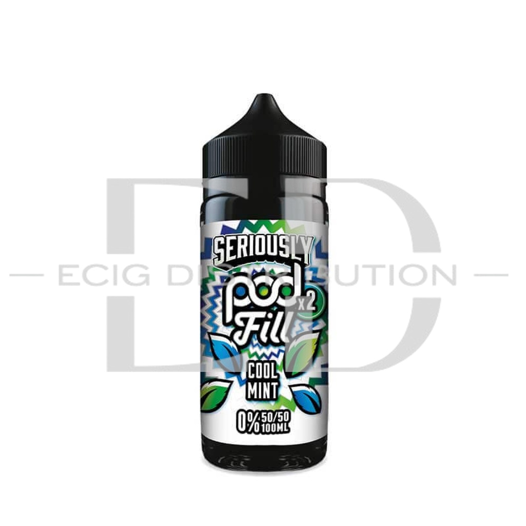 Doozy Seriously Pod Fill 2 100ML 50/50 - Cool Mint 0MG