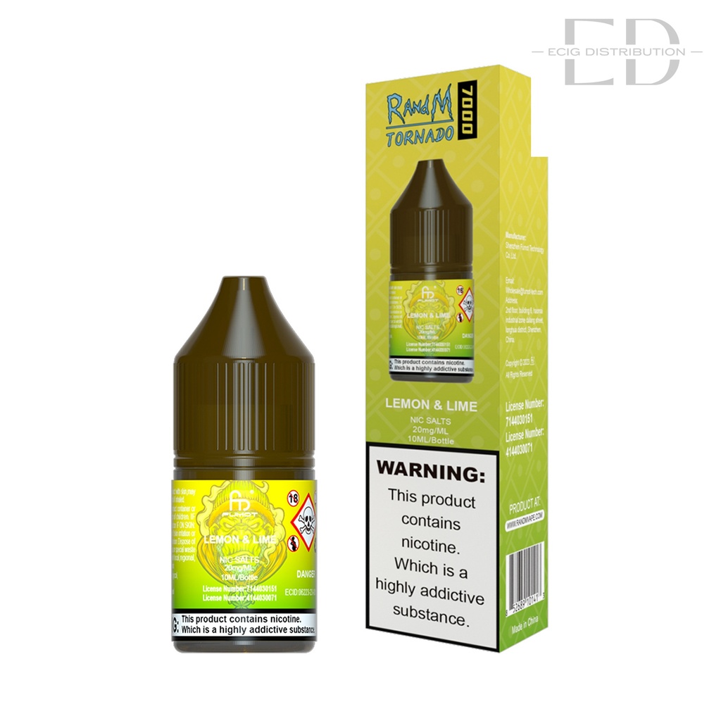 Fumot RandM Nic Salts - Lemon & Lime 20MG
