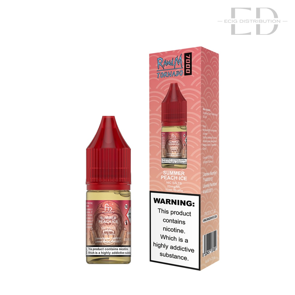 Fumot RandM Nic Salts - Summer Peach Ice 20MG
