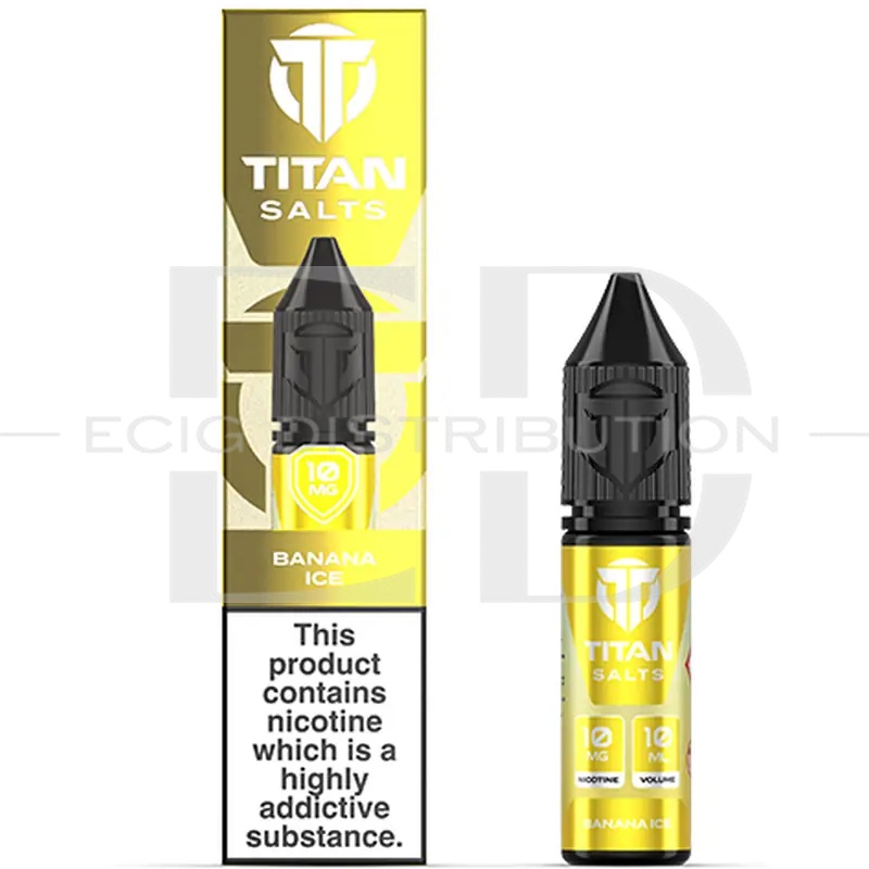 Titan Nic Salts - Banana Ice 10MG