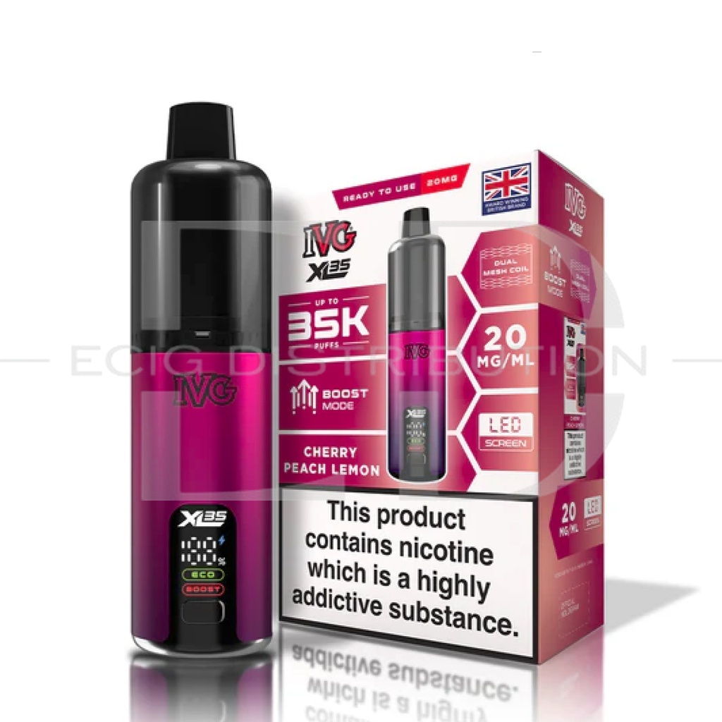 IVG XL 35 Pod Kit - Cherry Peach Lemon 20MG