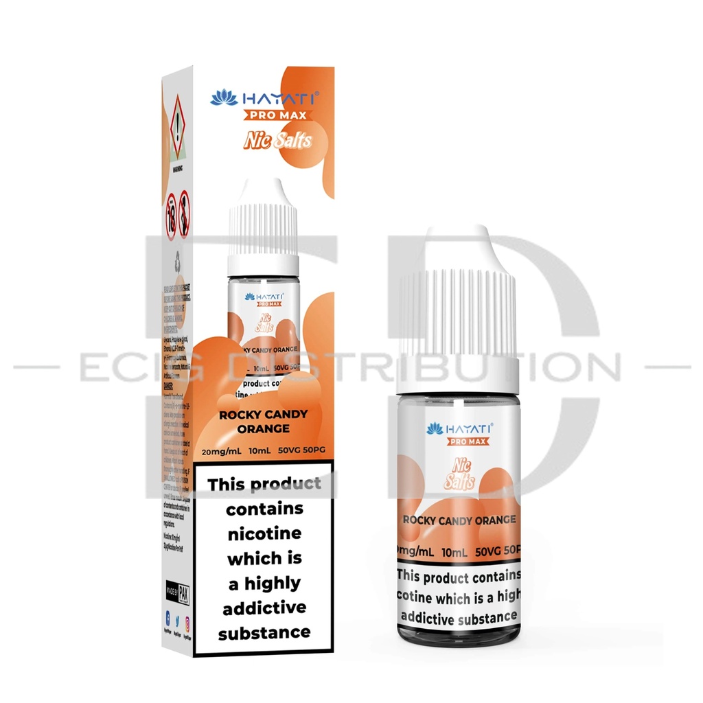 Hayati Nic Salts - Rocky Candy Orange 20MG