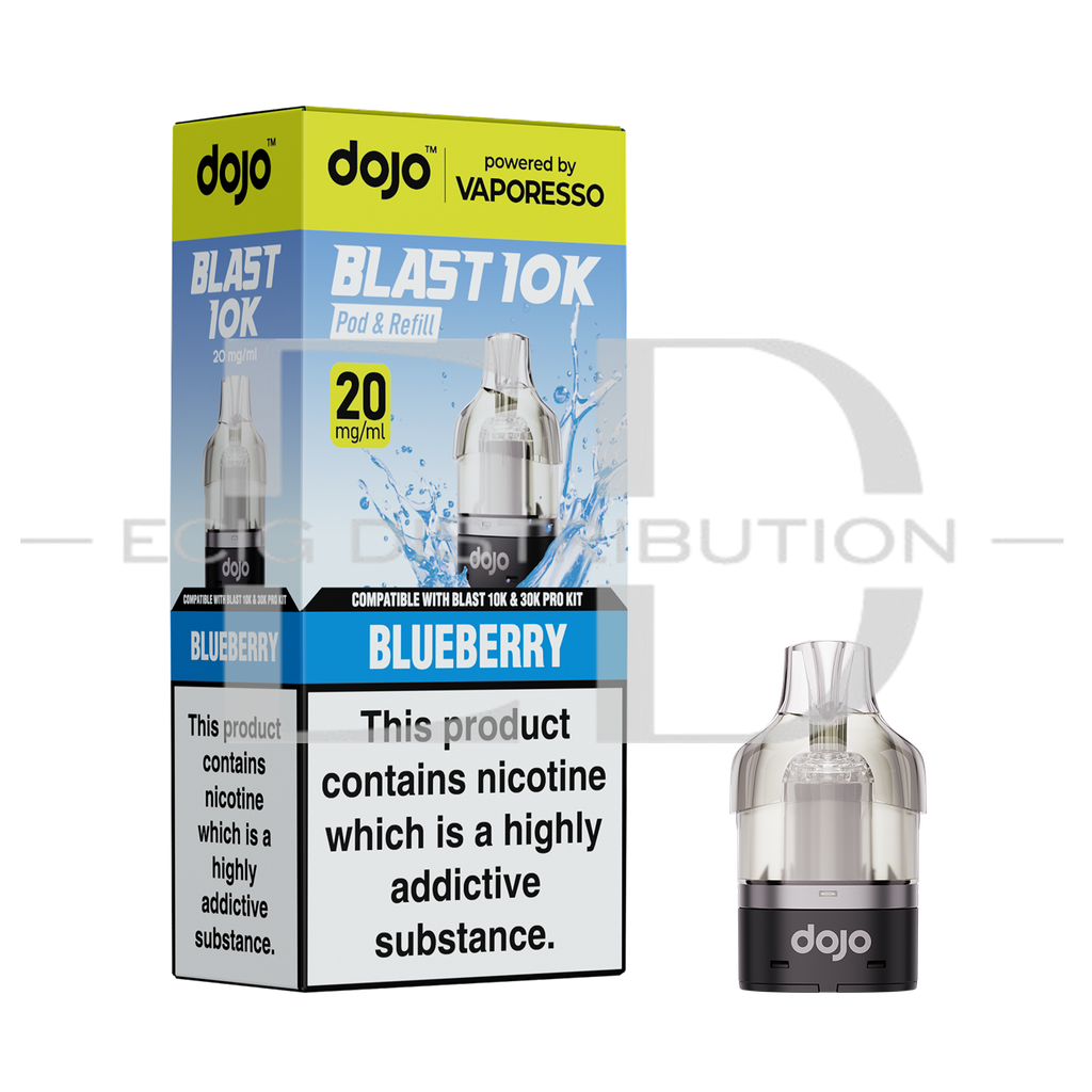 Vaporesso Dojo Blast 10/30K Refillable Pod - Blueberry 20MG