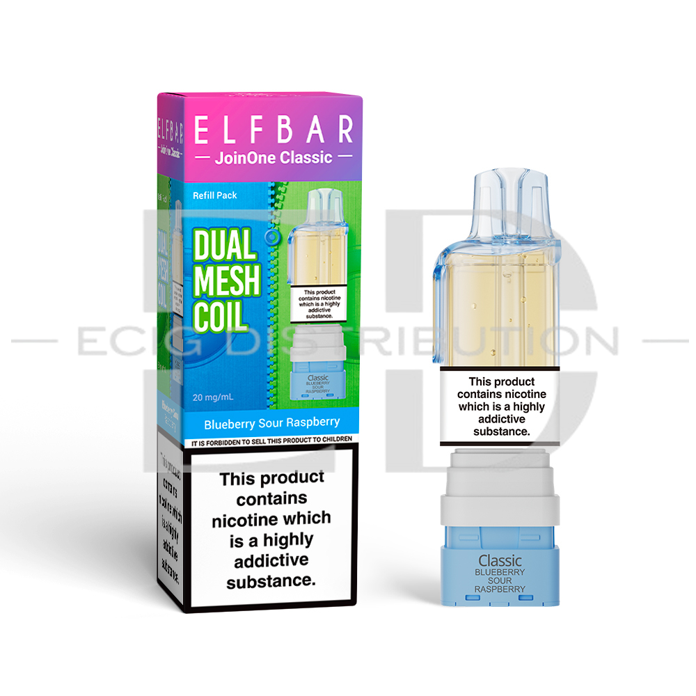 Elfbar JoinOne15K Classic Series Refillable Pod - Blueberry Sour Raspberry