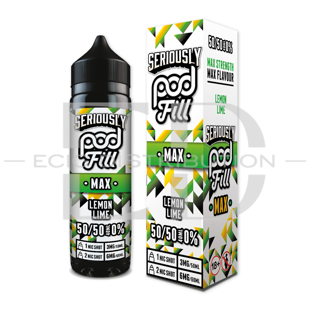 Doozy Seriously Pod Fill Max 60ML 50/50 - Lemon Lime