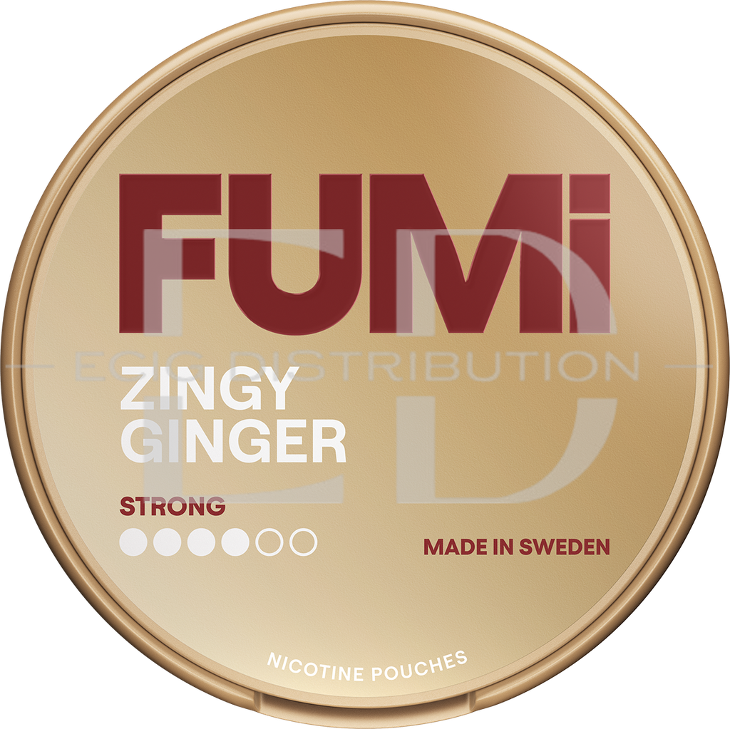 Fumi Strong Nicotine Pouches - Zingy Ginger 8MG