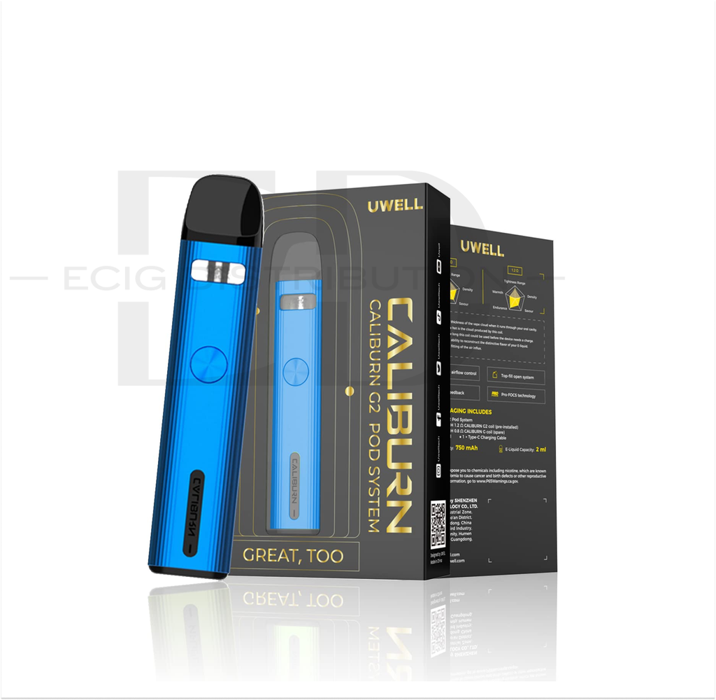 Uwell Caliburn G2 Pod Kit - Ultramarine Blue