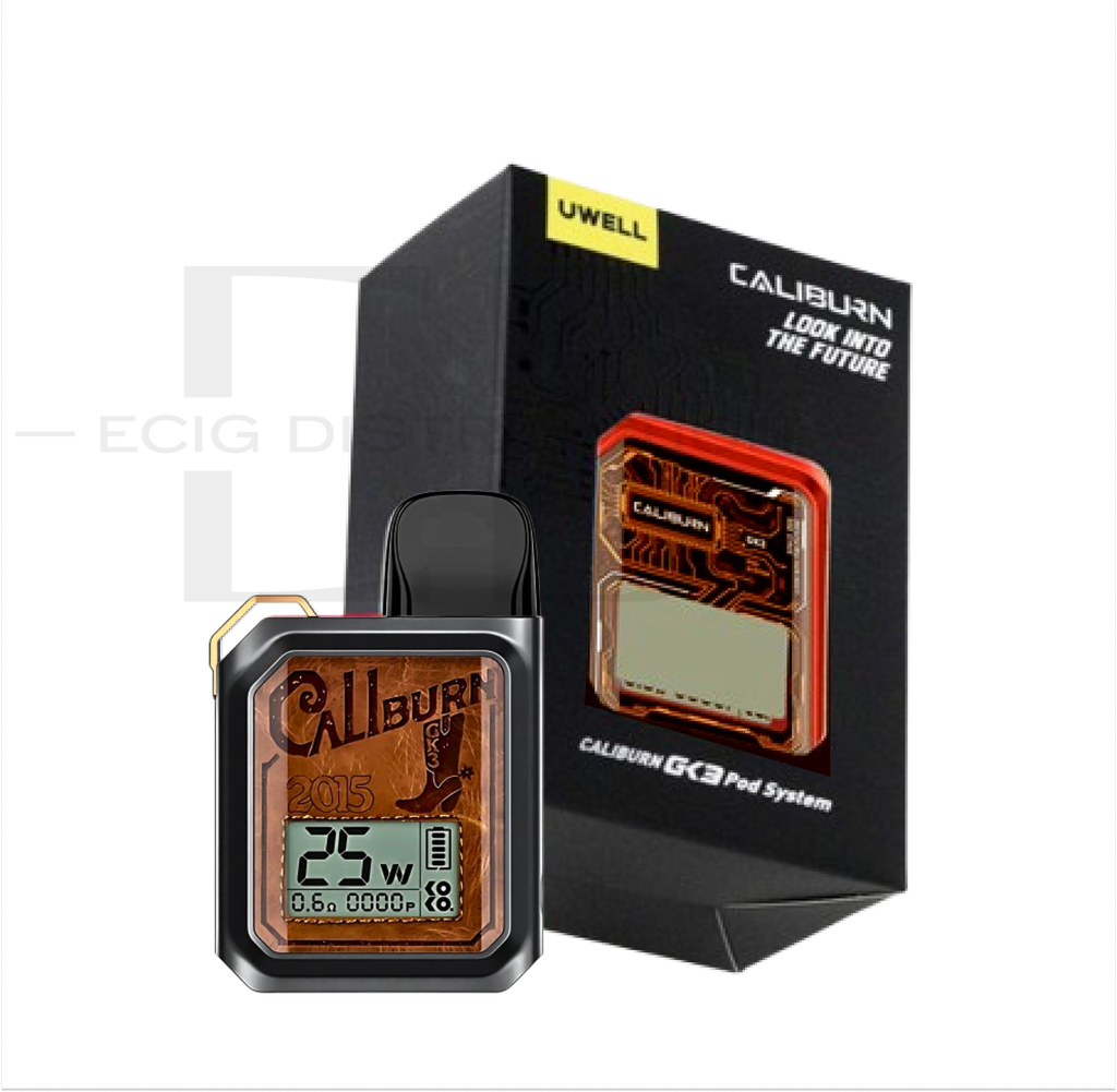 Uwell Caliburn GK3 Pod Kit - Pitch Black