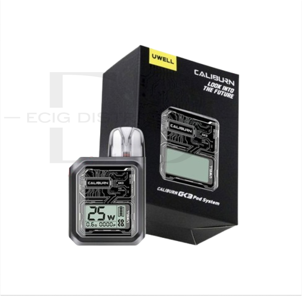 Uwell Caliburn GK3 Pod Kit - Gunmetal Gray