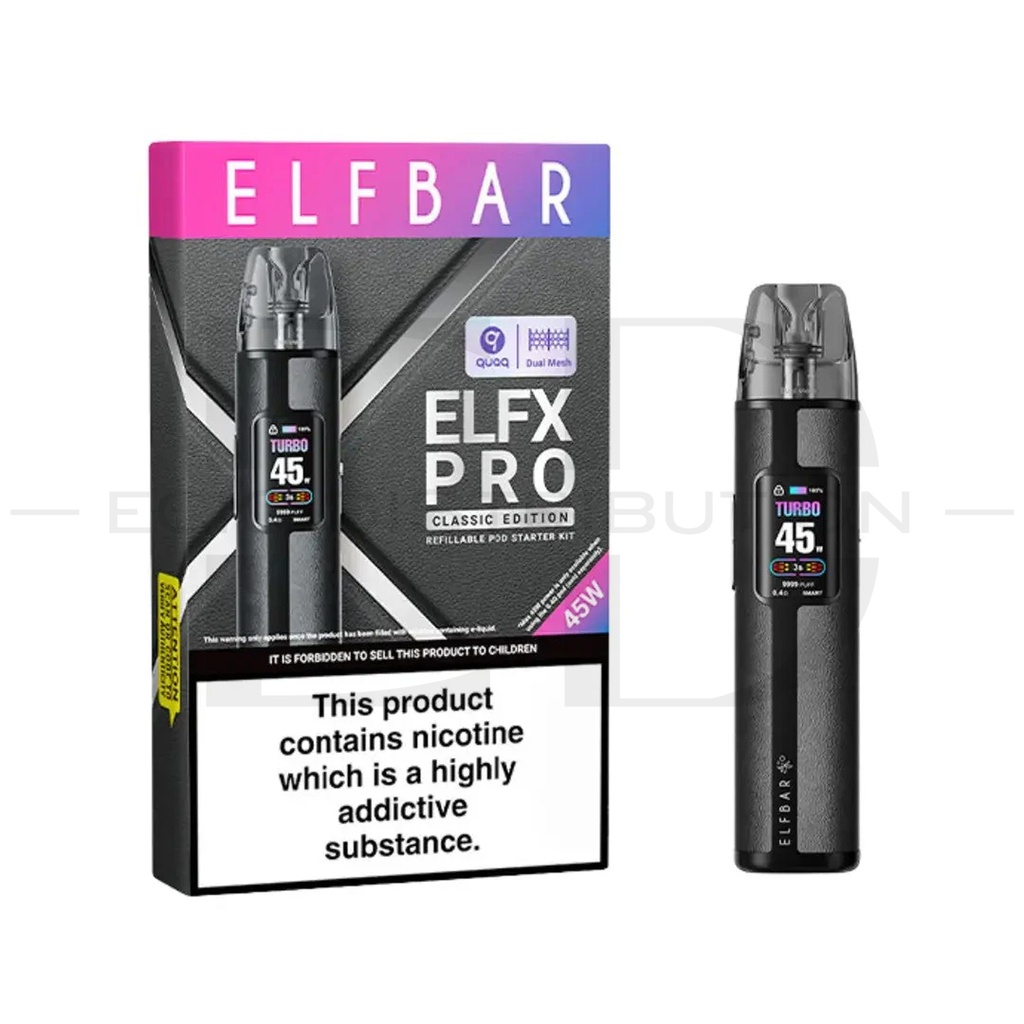Elfbar ELFX Pro Classic Edition Pod Kit - Black