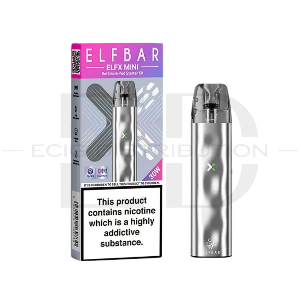 Elfbar ELFX Mini Pod Kit - Silver