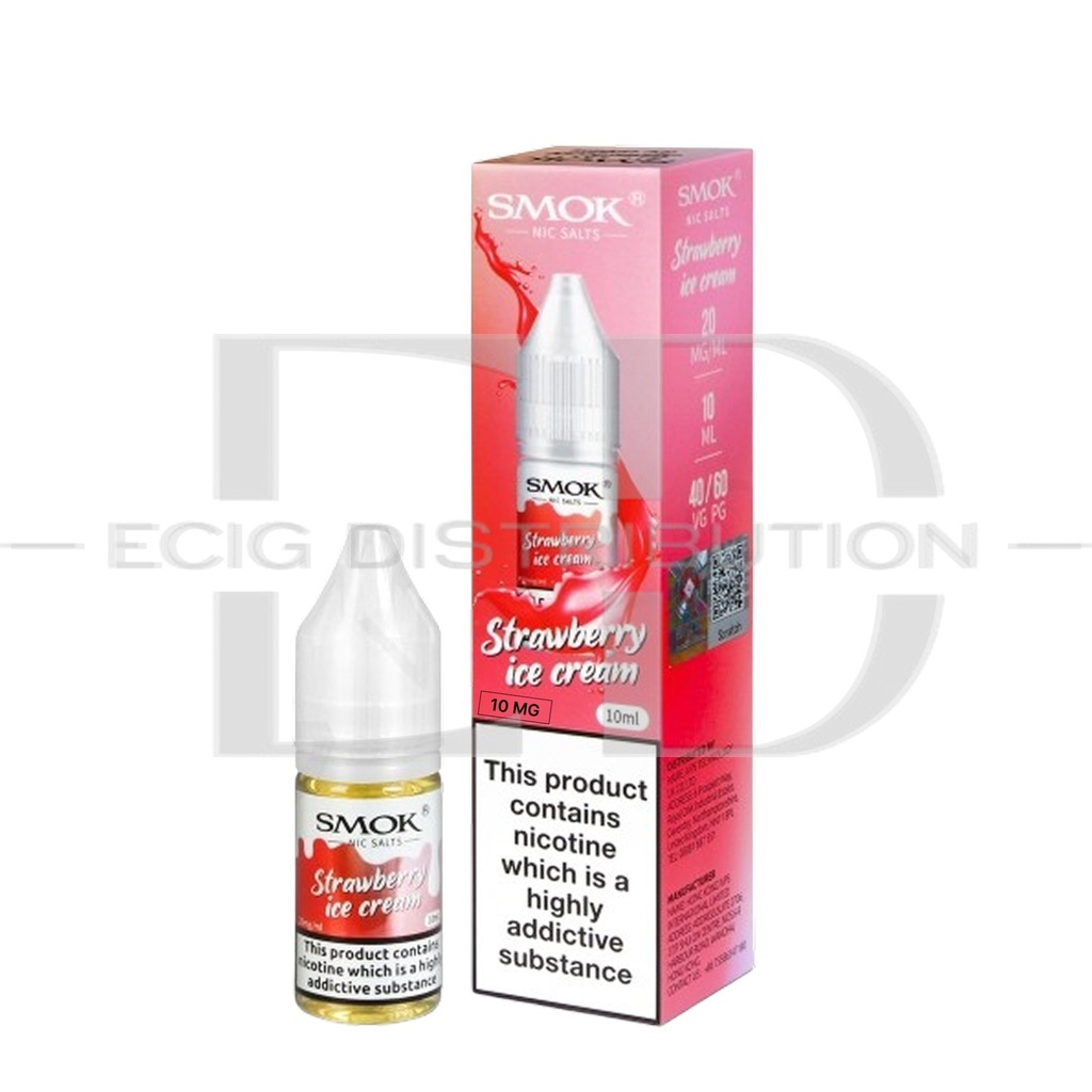 Smok Nic Salts - Strawberry Ice Cream 10MG