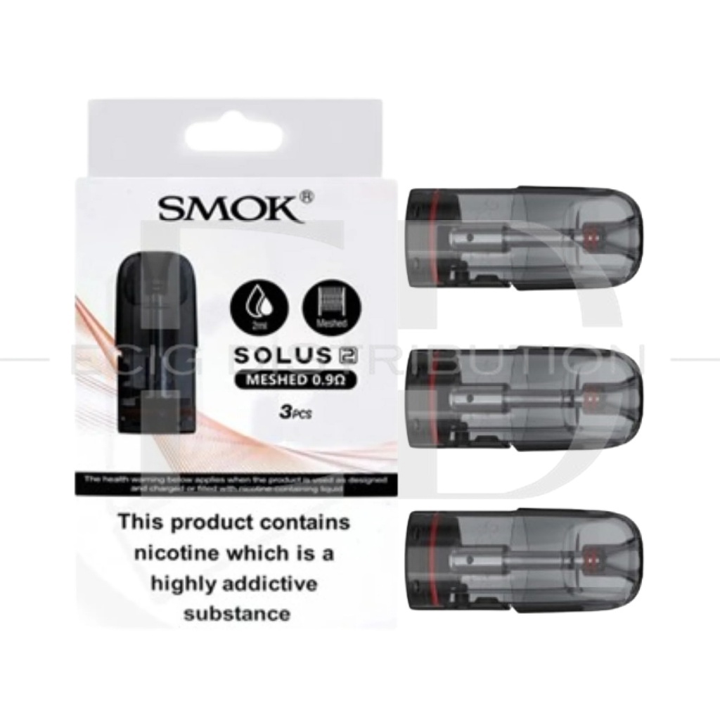 Smok Solus 2 Meshed Refillable Pod 3Pcs/Pack - 0.9 Ohm