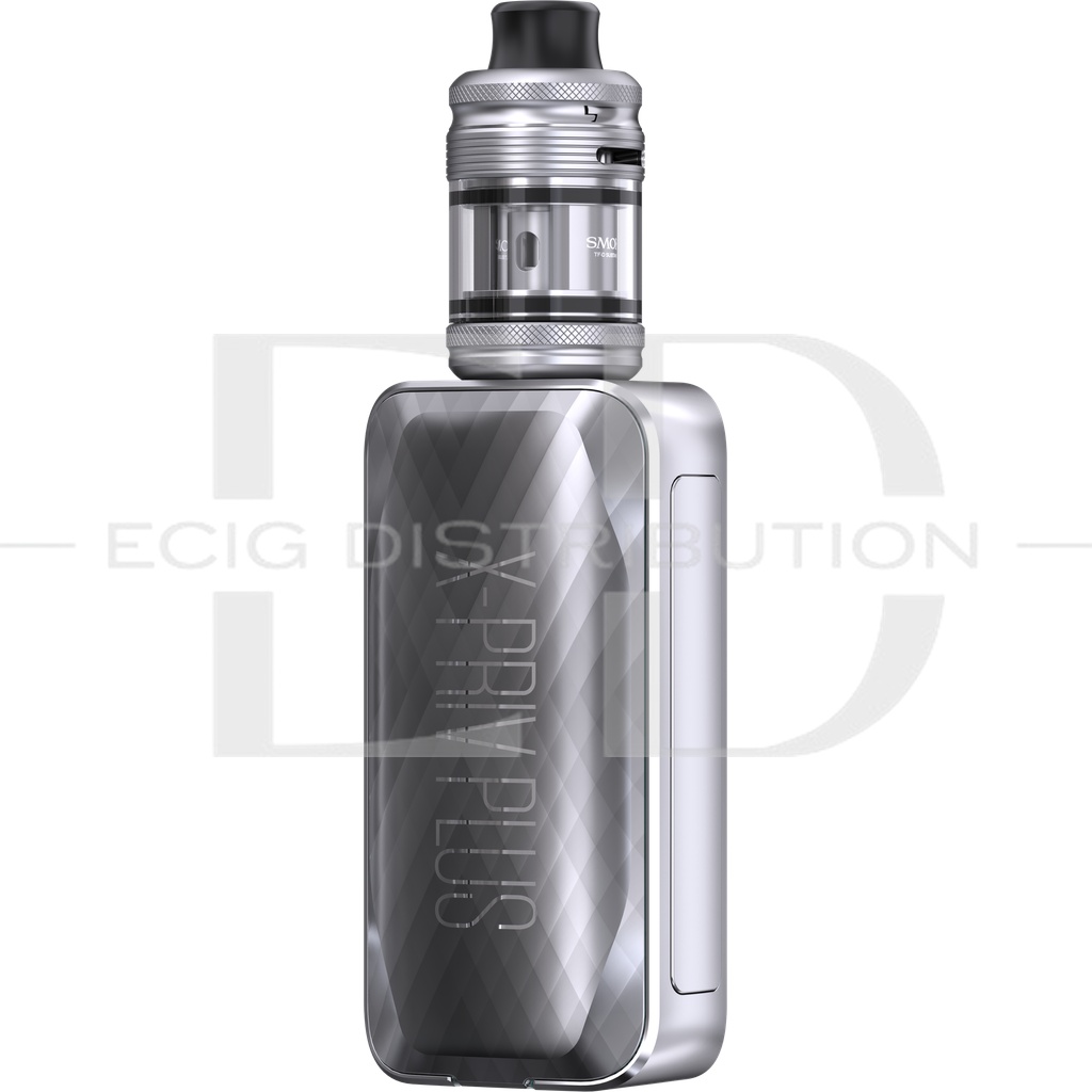 Smok X-Priv Plus Vape Kit - Silver Lines