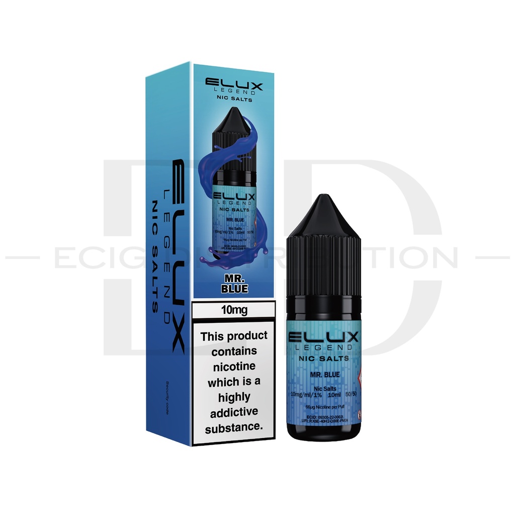 Elux Nic Salts - Mr Blue 10MG