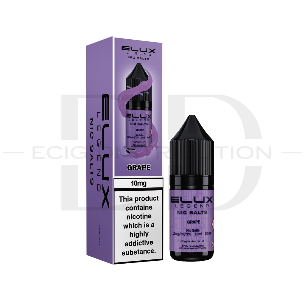 Elux Nic Salts - Grape 10MG
