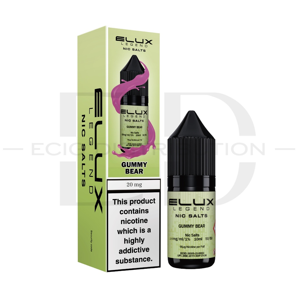 Elux Nic Salts - Gummy Bear 20MG