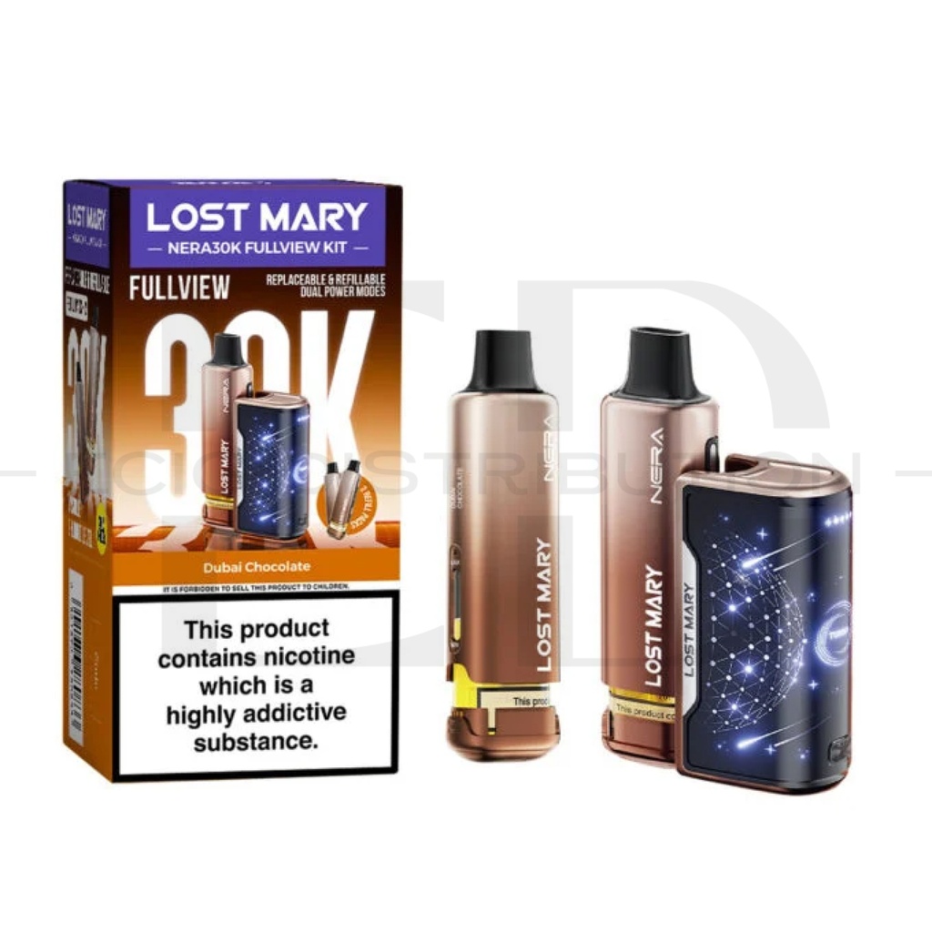 Lost Mary Nera 30K Full View Kit - Dubai Chocalate