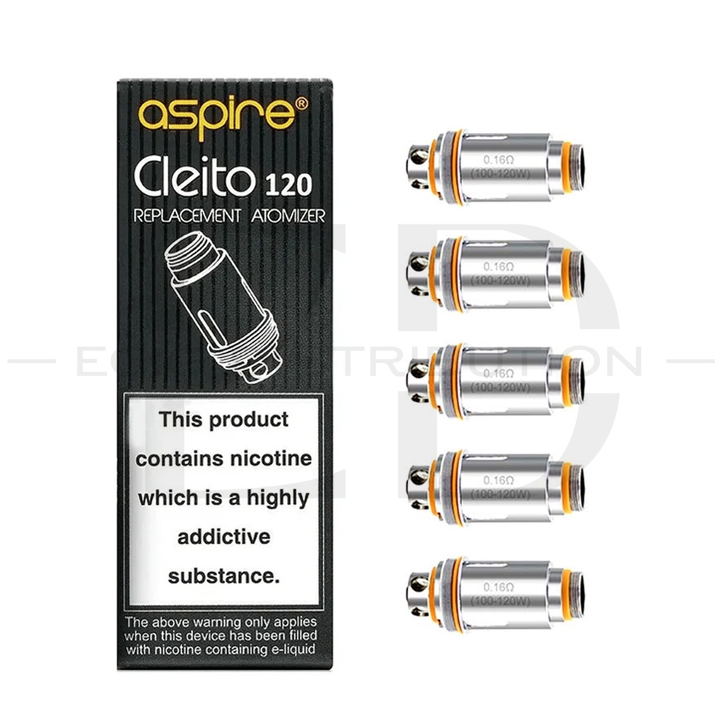 Aspire Cleito 120 Replacement Atomizer Coil 5Pcs/Pack - 0.16 Ohm