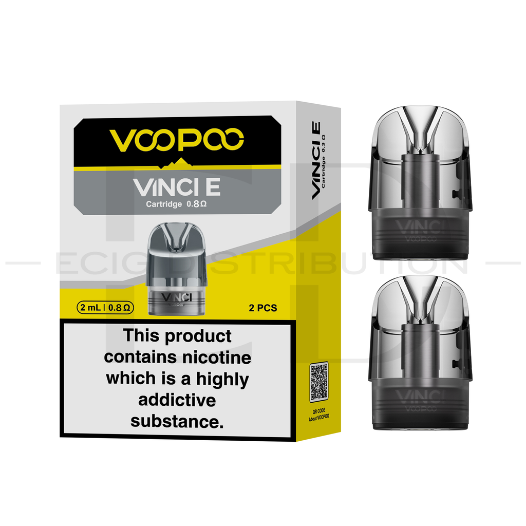 Voopoo Vinci E Refillable Pod 2Pcs/Pack - 0.6 Ohm XL