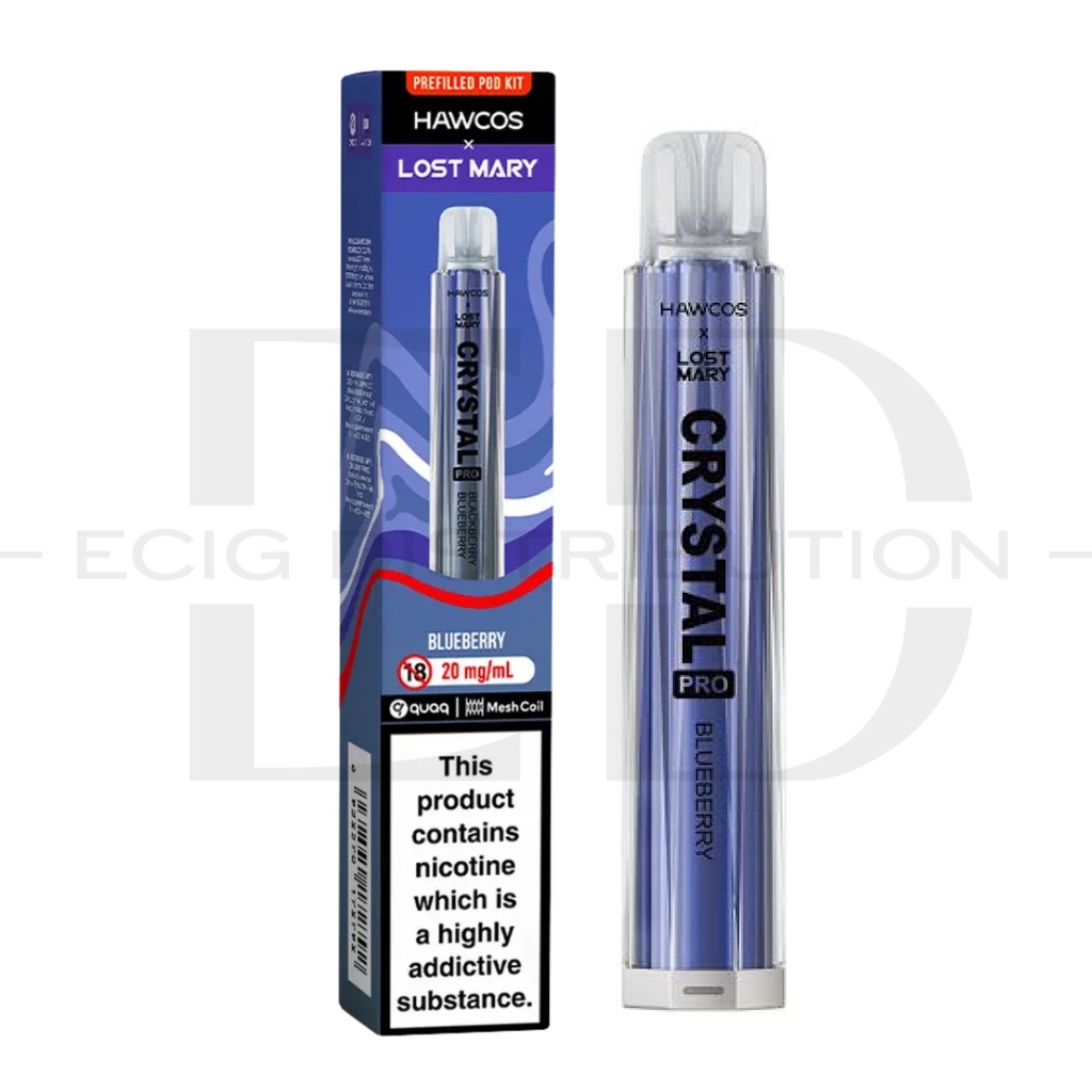 Lost Mary Hawcos Crystal Pro Pod Kit - Blueberry