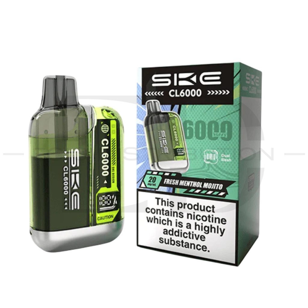 SKE Crystal CL6000 Pod Kit - Fresh Menthol Mojito