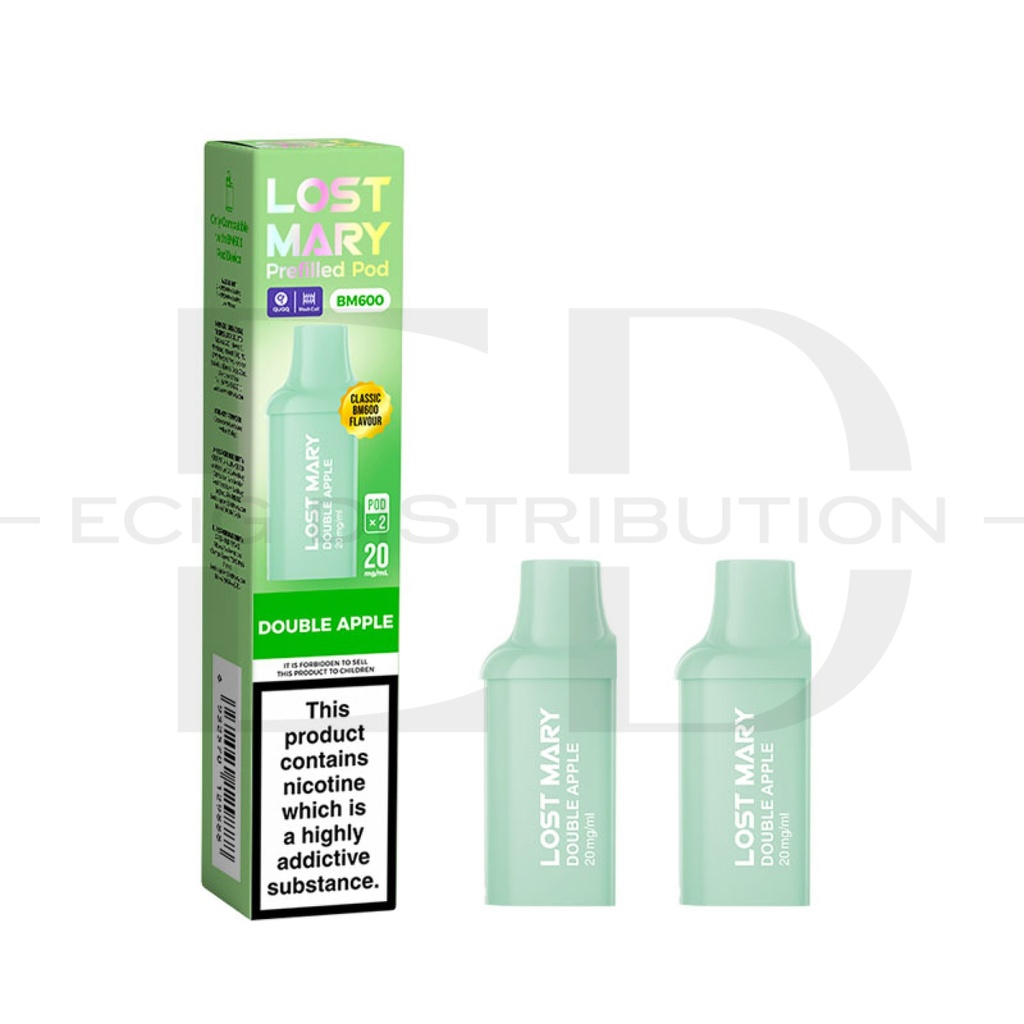 Lost Mary BM600 Refillable Pod 2Pcs/Pack - Double Apple