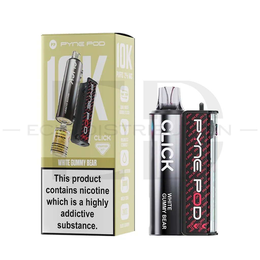 Pyne Pod Click 10K Starter Kit - White Gummy Bear