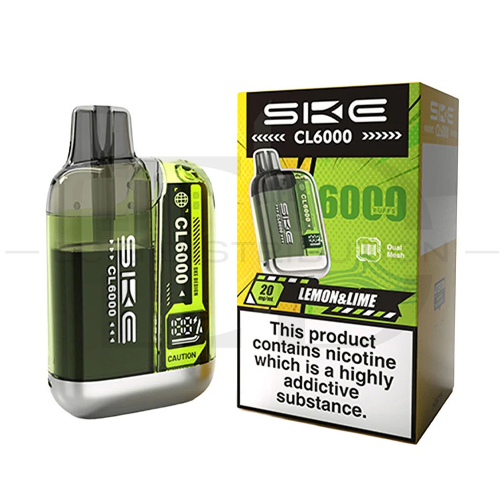 SKE Crystal CL6000 Pod Kit - Lemon & Lime