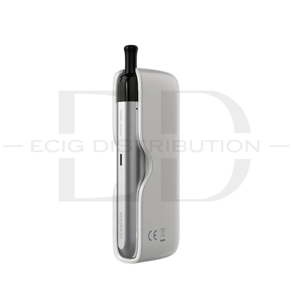 Voopoo Doric Galaxy Powerbank Pod Kit - Silver & White