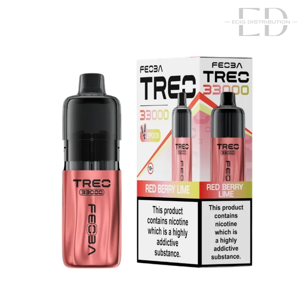 Feoba Treo 33K Pod Kit - Red Berry Lime 20MG