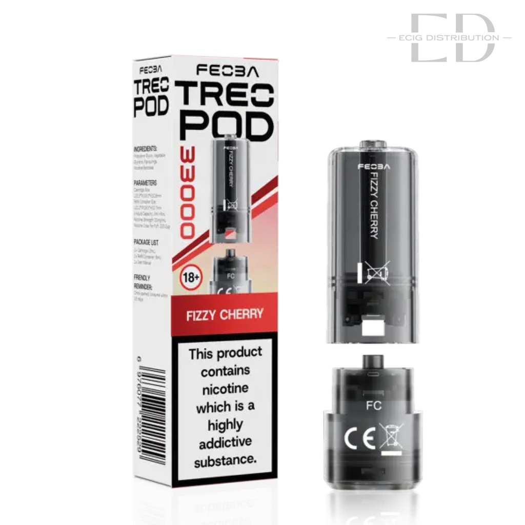 Feoba Treo 33K Refillable Pod - Fizzy Cherry 20MG