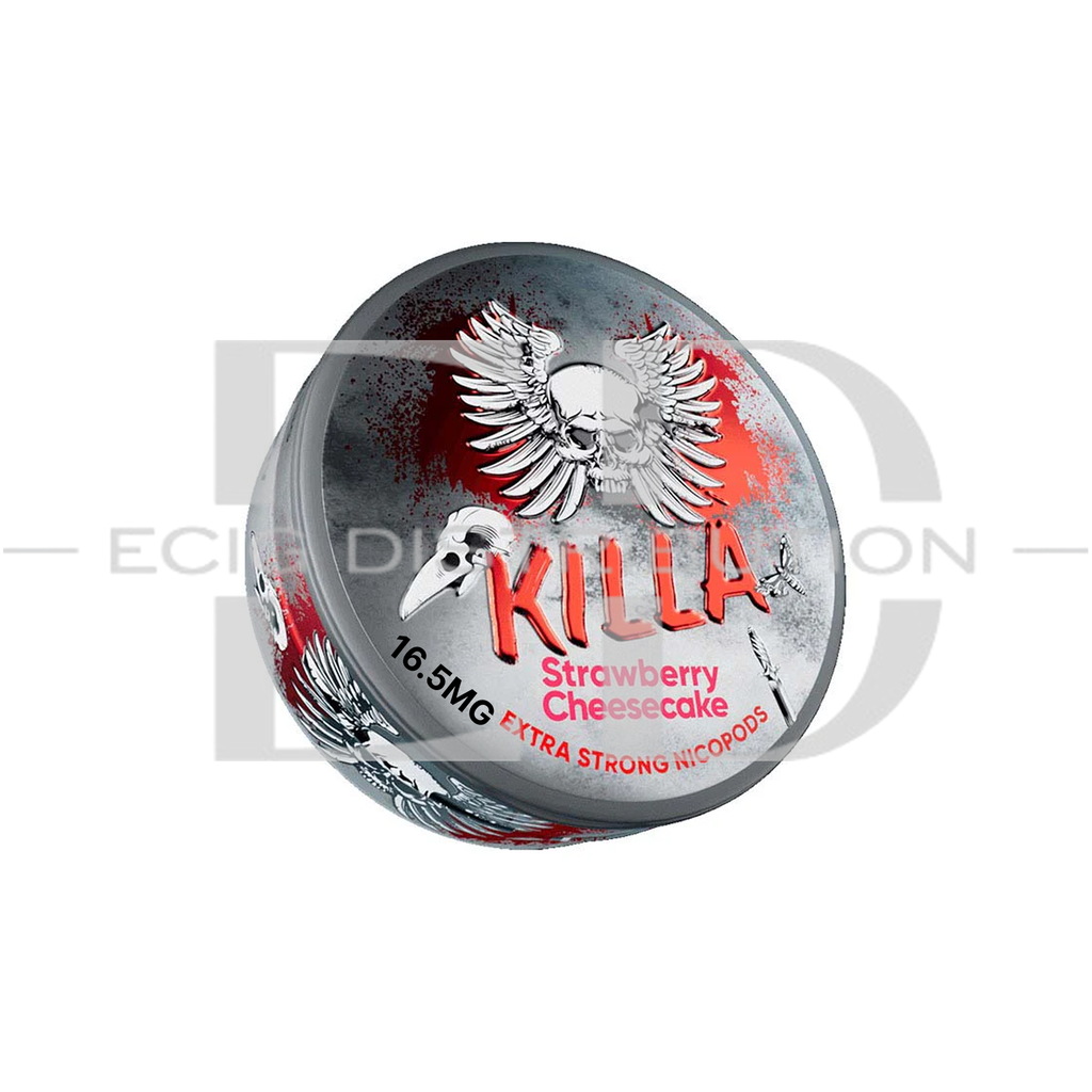 Killa Nicotine Pouches - Strawberry Cheesecake 16.5MG