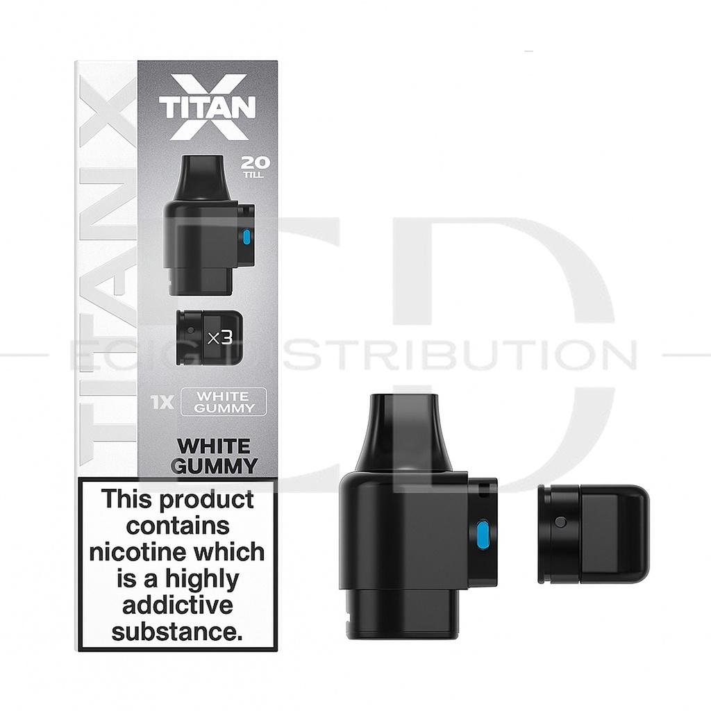 Titan X Refillable Pod - White Gummy