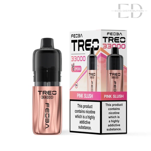 [FEOT33PK-PS20MG] Feoba Treo 33K Pod Kit - Pink Slush 20MG