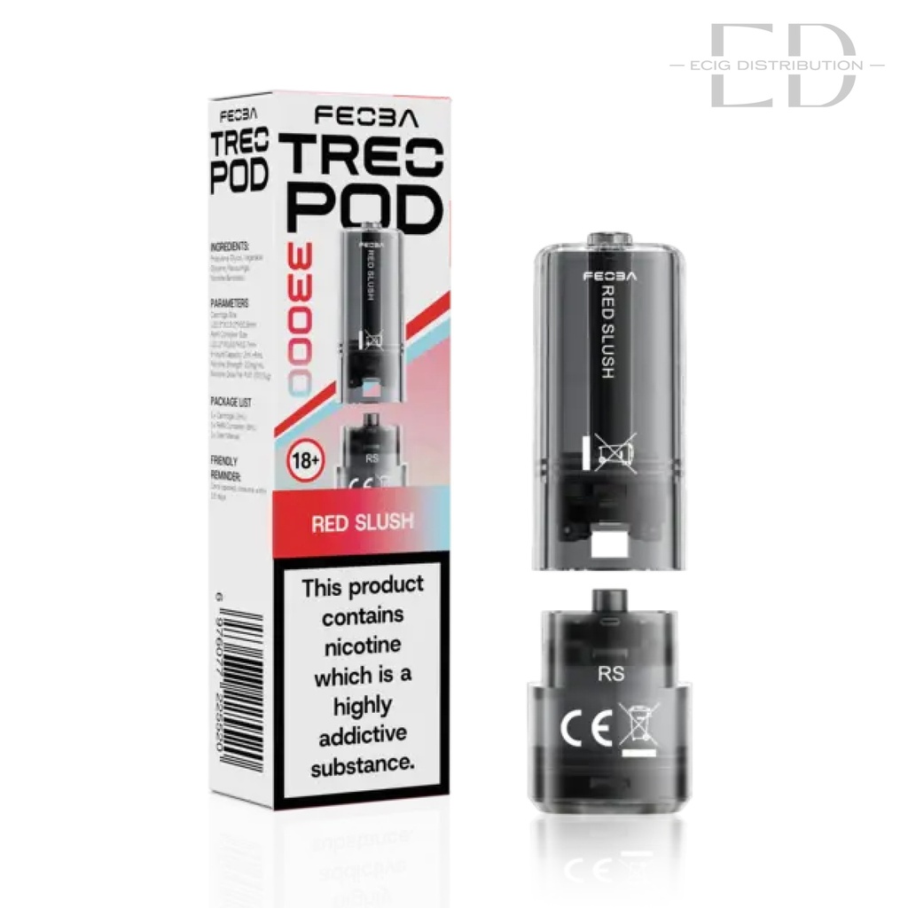 Feoba Treo 33K Refillable Pod - Red Slush 20MG