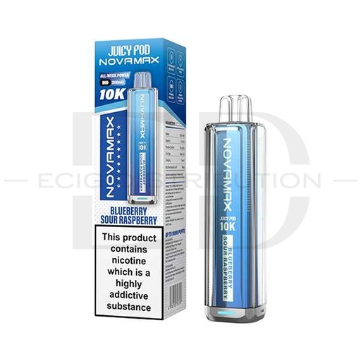 [JUIPNO10KPK-BSR] Juicy Pod Novamax 10K Pod Kit - Blueberry Sour Raspberry