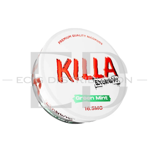 [KILNPO-GM16.5MG] Killa Nicotine Pouches - Green Mint 16.5MG