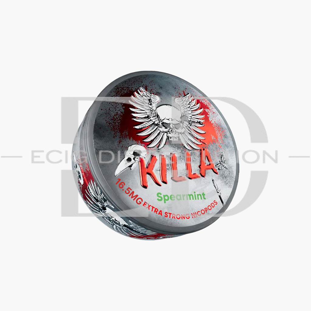 Killa Nicotine Pouches - Spearmint 16.5MG