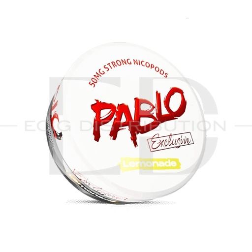 [PABNPO-L50MG] Pablo Nicotine Pouches - Lemonade 50MG