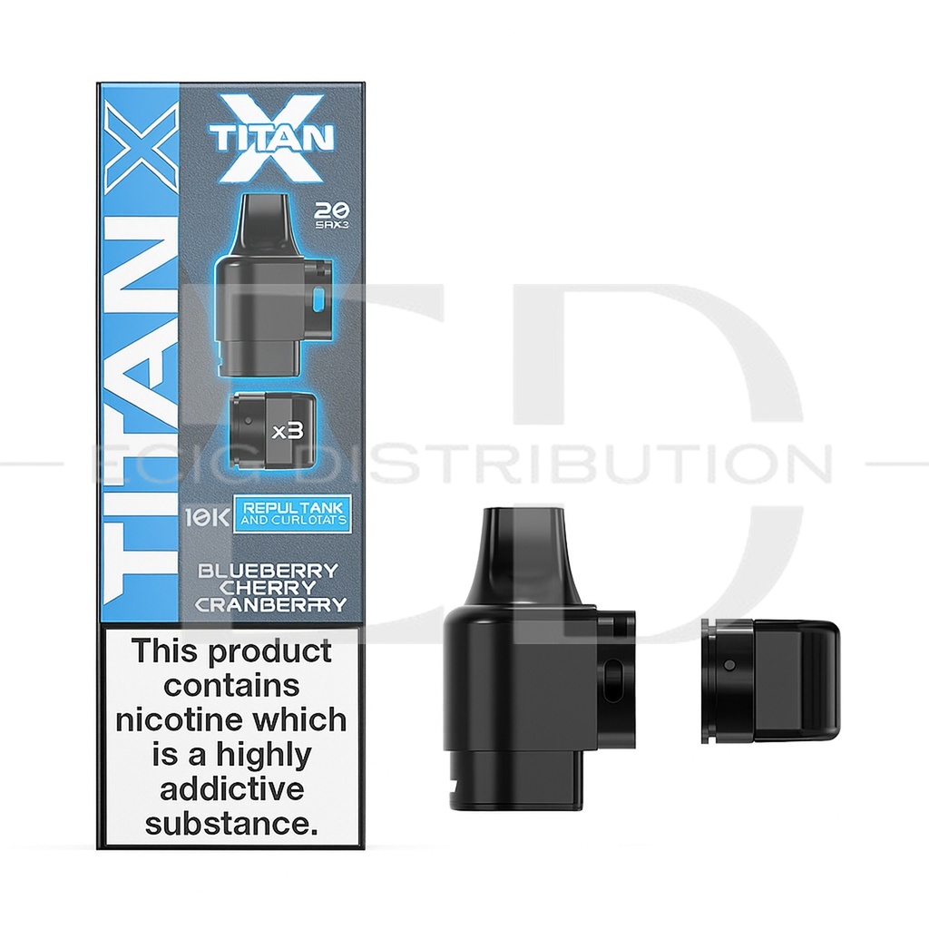 Titan X Refillable Pod - Blueberry Cherry Cranberry