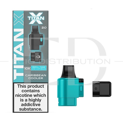 [TITXREP-CC] Titan X Refillable Pod - Caribbean Cooler