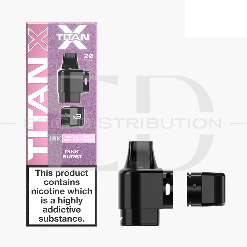 Titan X Refillable Pod - Pink Burst