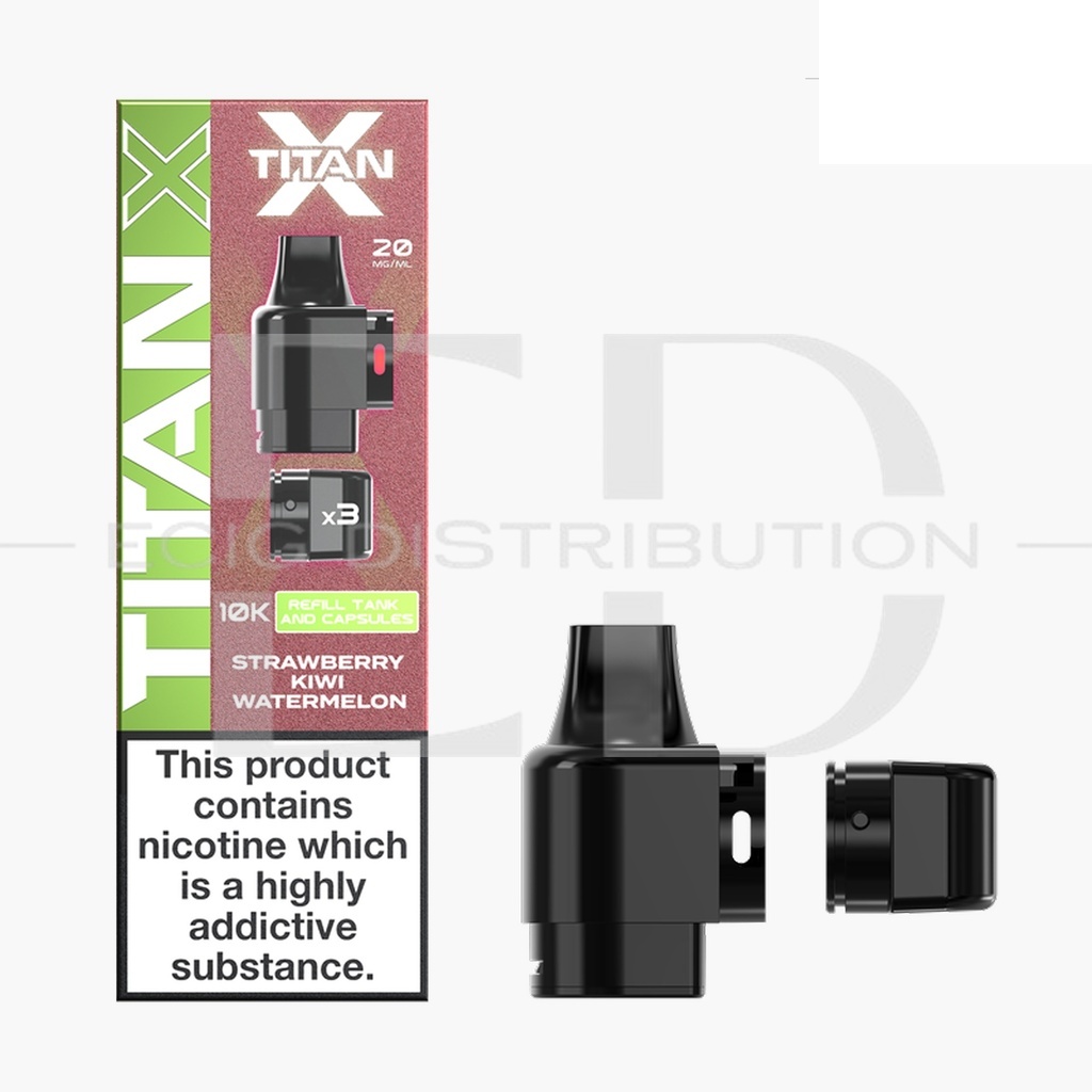 Titan X Refillable Pod - Strawberry Kiwi Watermelon