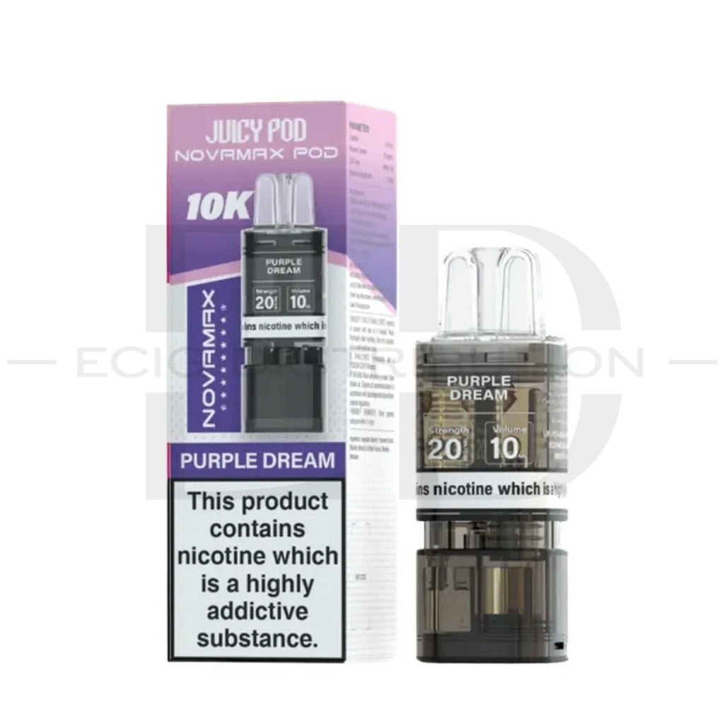 Juicy Pod Novamax 10K Refillable Pod - Purple Dream