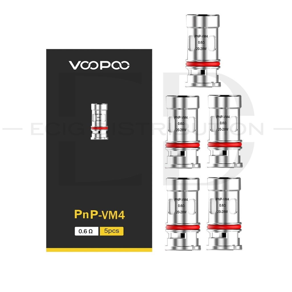 Voopoo PNP VM4 Coil 5Pcs/Pack - 0.6 Ohm