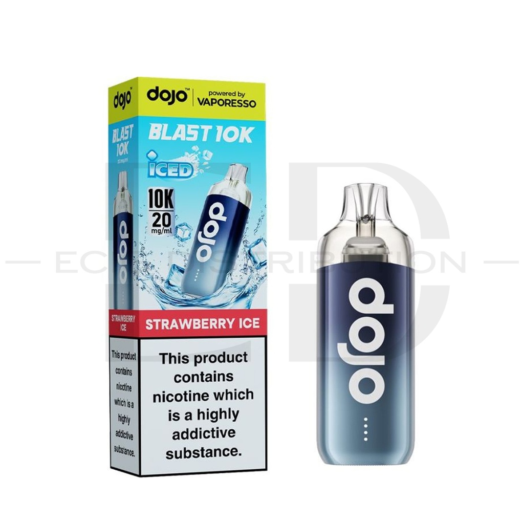 Vaporesso Dojo Blast 10K Pod Kit- Strawberry Ice 20MG
