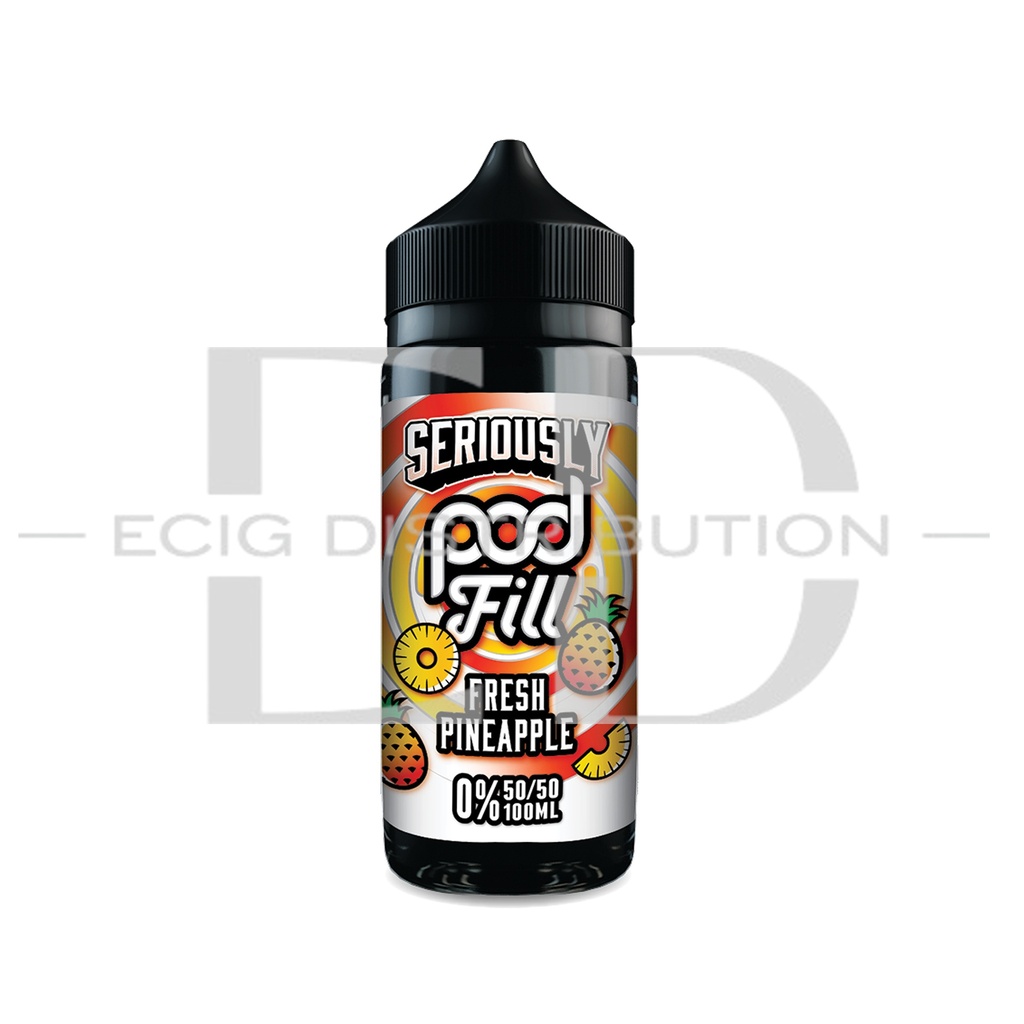 Doozy Seriously Pod Fill 100ML 50/50 - Fresh Pineapple 0MG