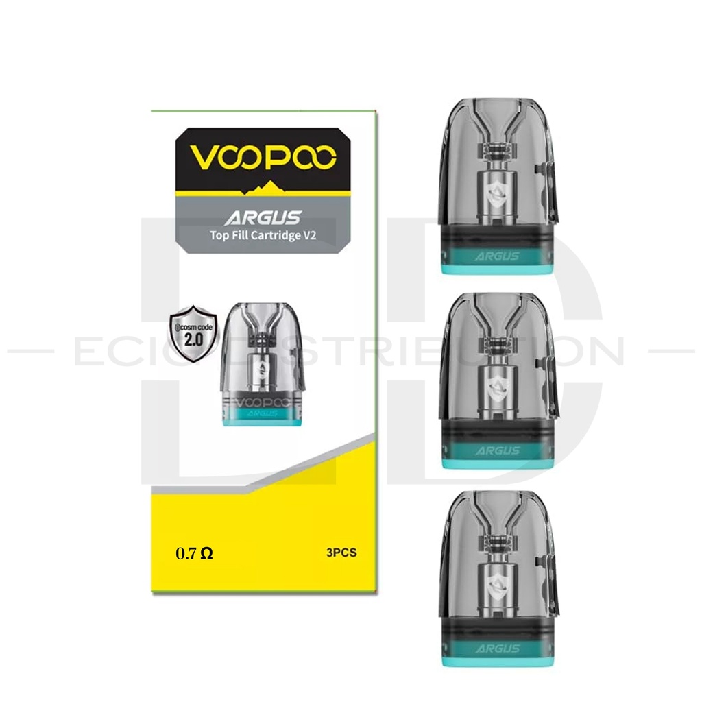 Voopoo Argus Top Fill V2 Refillable Pod 3Pcs/Pack - 0.7 Ohm