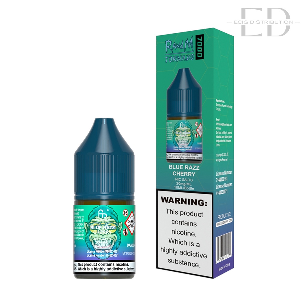 Fumot RandM Nic Salts - Blue Razz Cherry 20MG